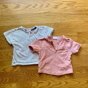 Zara shirts size 3-6months